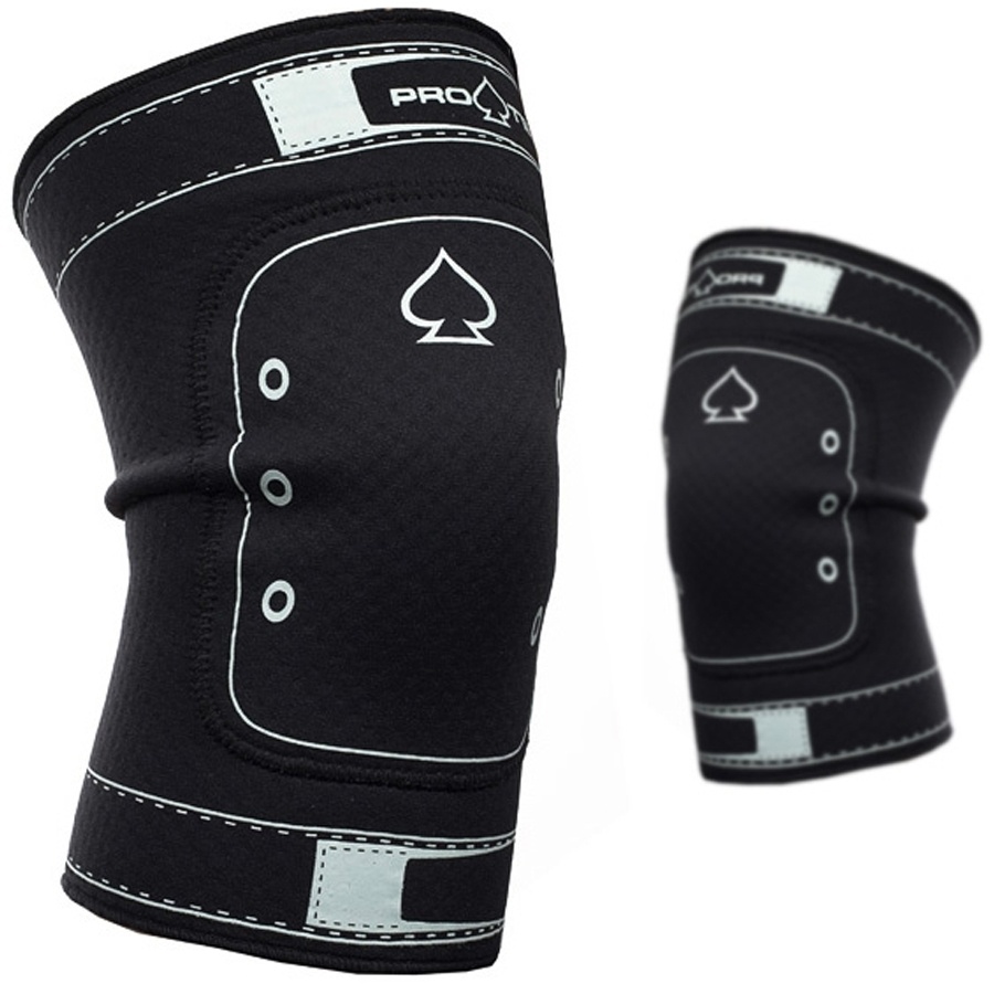 Protec Gasket Knee Skate Pads, L/XL, Black